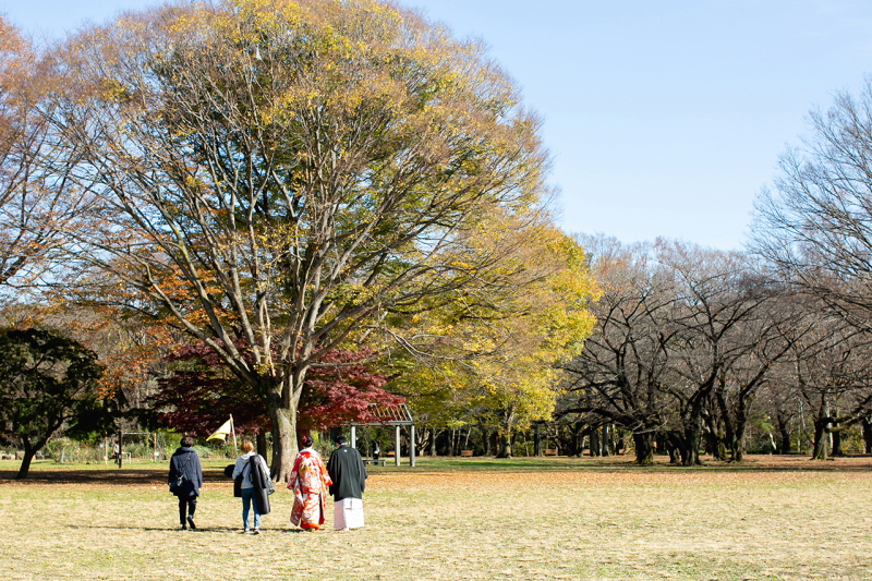 色打掛にチェンジしてロケへ！