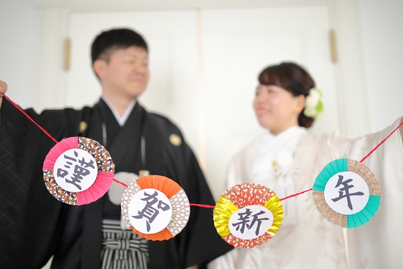 年賀状用のお写真もパチリ！