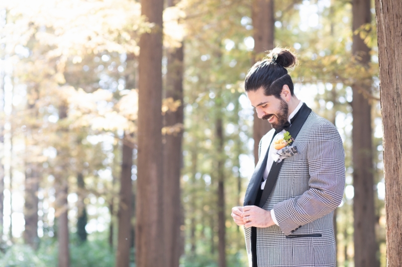 ご新郎様のソロショット