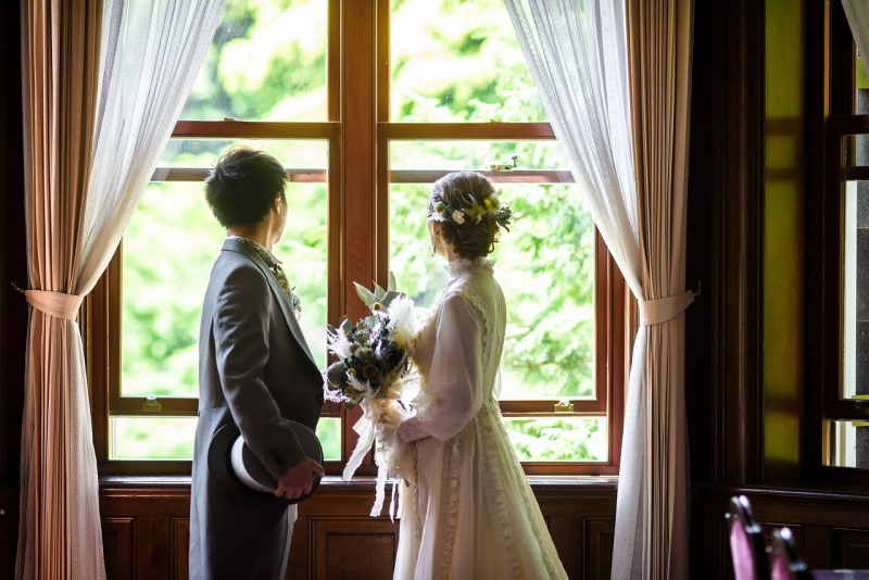 ヴィンテージドレスと洋館はやっぱり素敵です