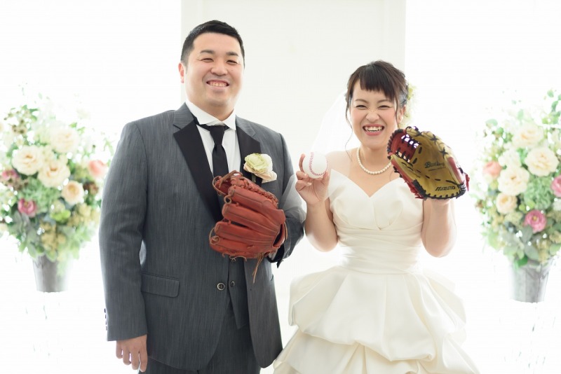 撮影小物はグローブ!