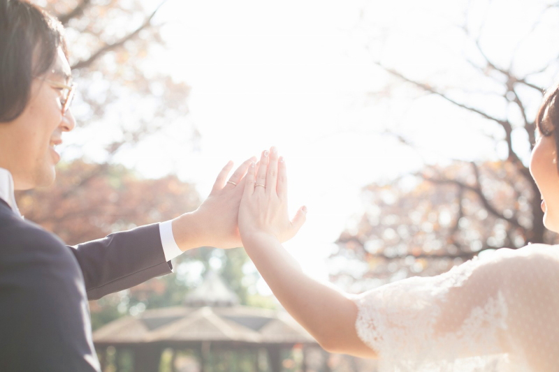 光を味方に。指輪カット。