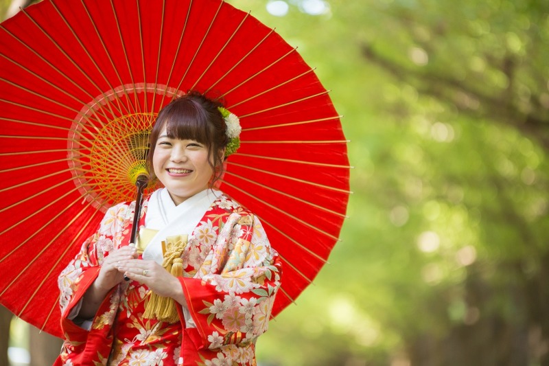 和装もかわいく！