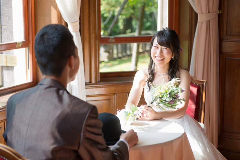 窓からの光が美しい！