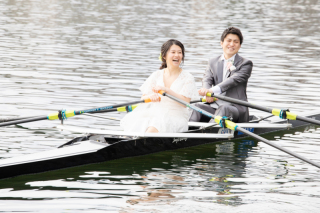 思い出の場所で前撮り