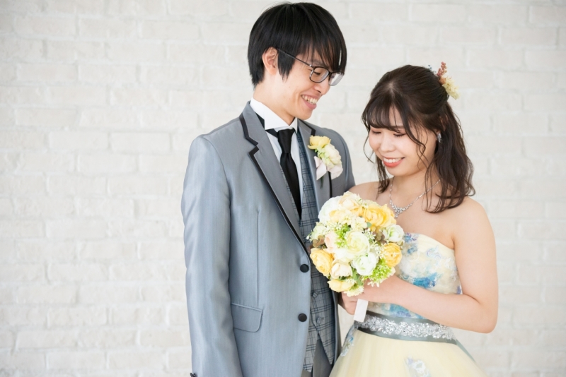 カラードレスにチェンジ!