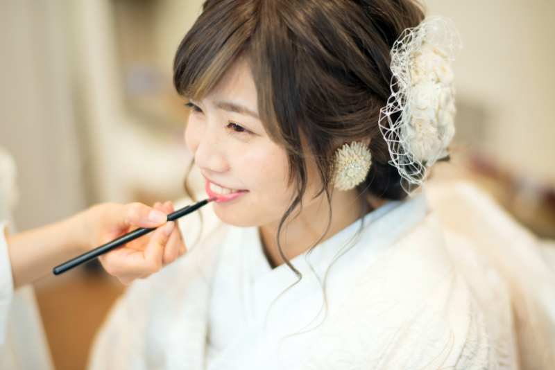 メイクシーンからしっかり撮影！