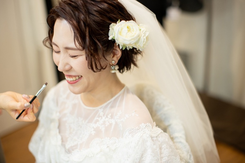 くしゃっと笑顔が素敵！