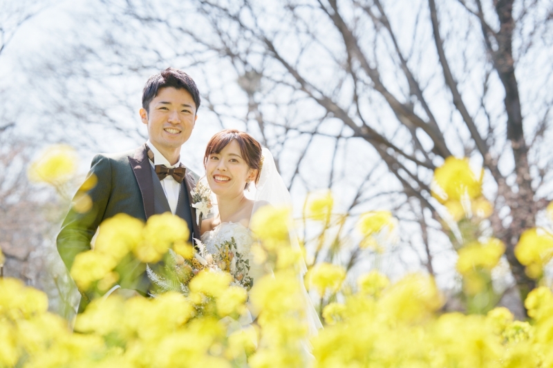 公園は幸せの黄色！