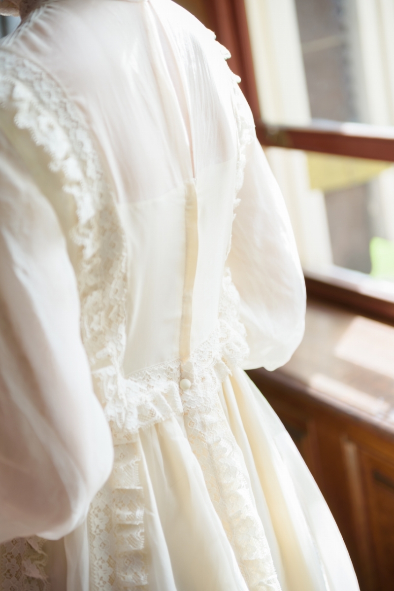 後ろのレースもかわいい