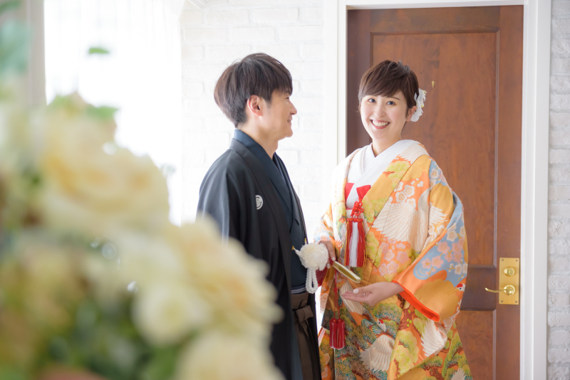 色打掛にチェンジ⇒