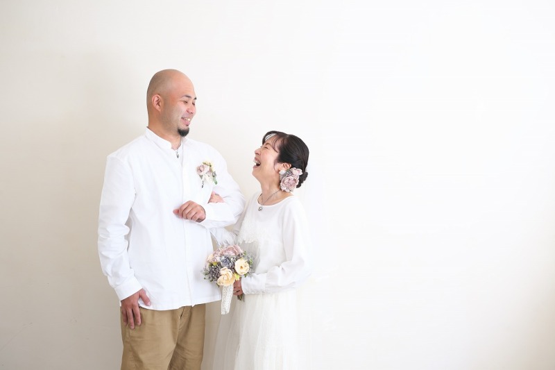 お二人らしくカジュアルにフォトウエディング