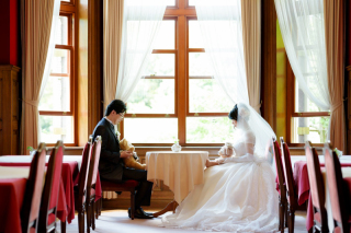 出来上がった写真は洋館を活かした素敵な写真に仕上がっていて大変満足しています。 