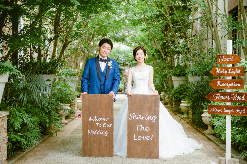 まるで結婚式の中に入り込んだようと感動していました。eccoの皆様に大感謝です！