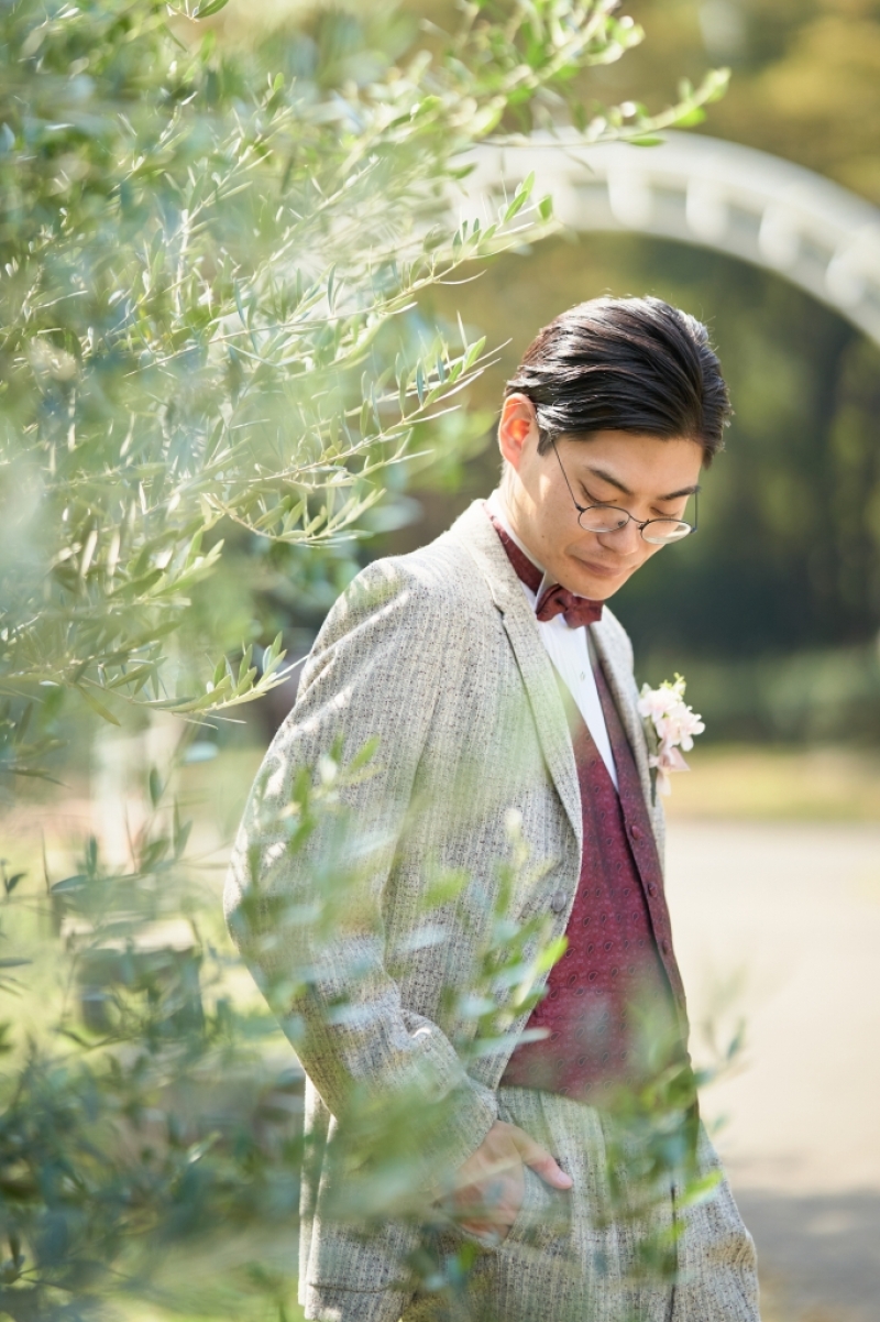 ご新郎様のソロショット