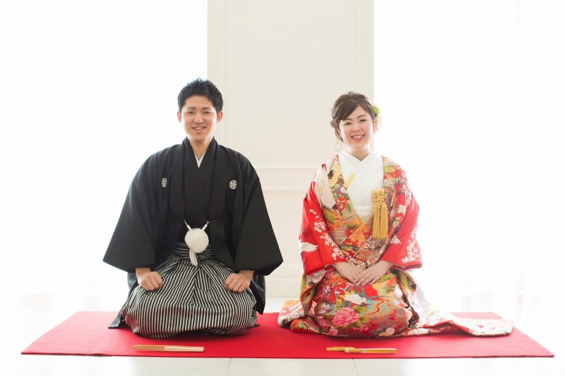 色打掛にお着替えお着替え