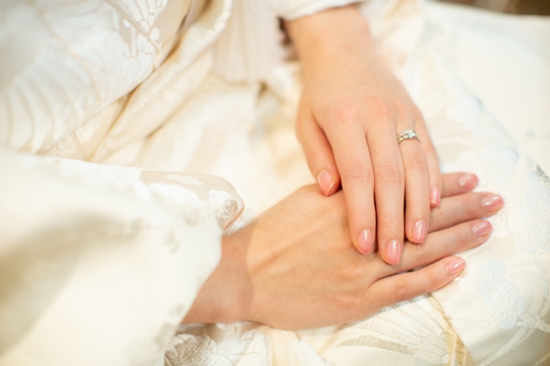 まずは白無垢撮影から！