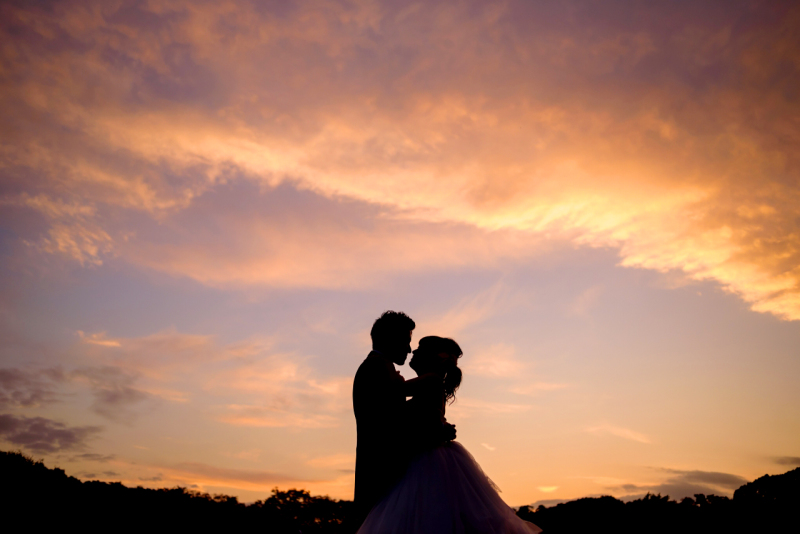 夕暮れ時の撮影もおすすめです！