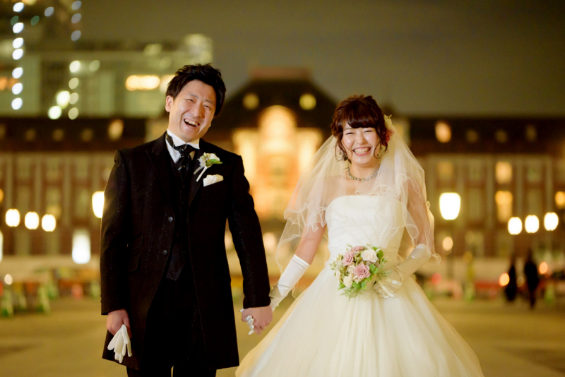 写真だけの結婚式　ecoo（エクー）_夜景で撮影できる