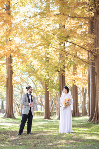 写真だけの結婚式　ecoo（エクー）_紅葉でフォトウエディング