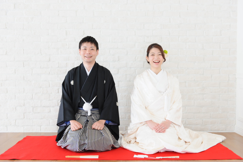 まずは白無垢でパチリ☆