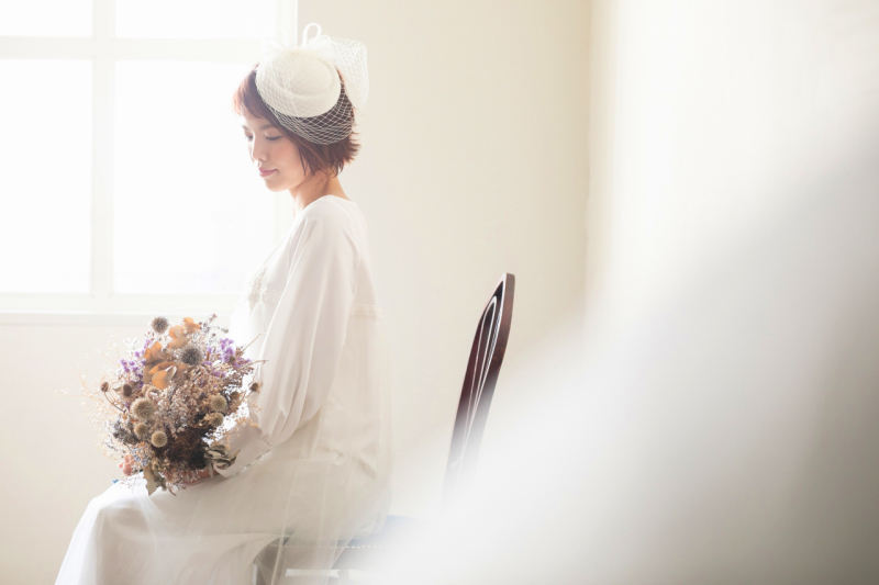 【5万円以下で叶うカジュアルでかわいいフォトウエディング】女性ヘアメイク|ペットOK|タイパもコスパも!翌日の撮影OK