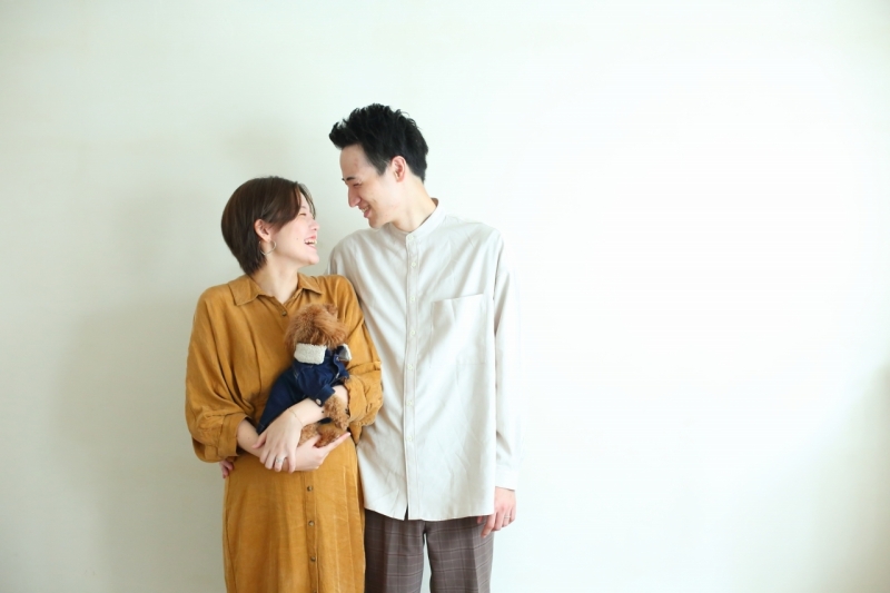 【5万円以下で叶うカジュアルでかわいいフォトウエディング】女性ヘアメイク|ペットOK|タイパもコスパも!翌日の撮影OK