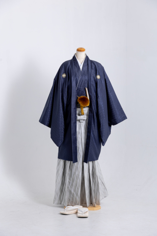 紋付袴 (ネイビー) 102