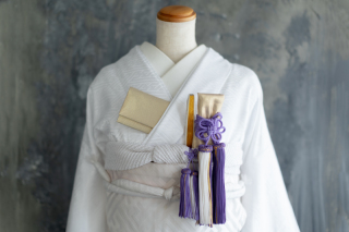 和装小物【ゴールド×紫3-2】