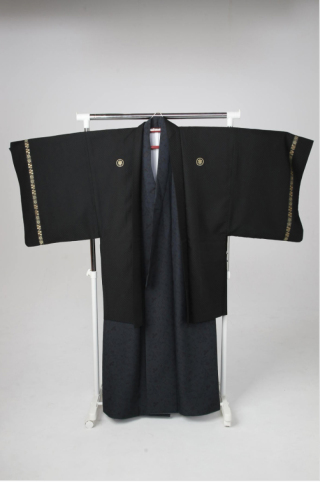 紋付袴 (黒ゴールド) 766