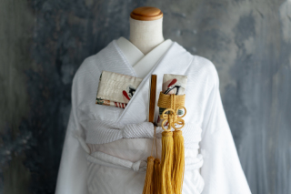 和装小物【ゴールド鶴2】