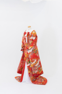 110 朱赤 飛翔 刺繍