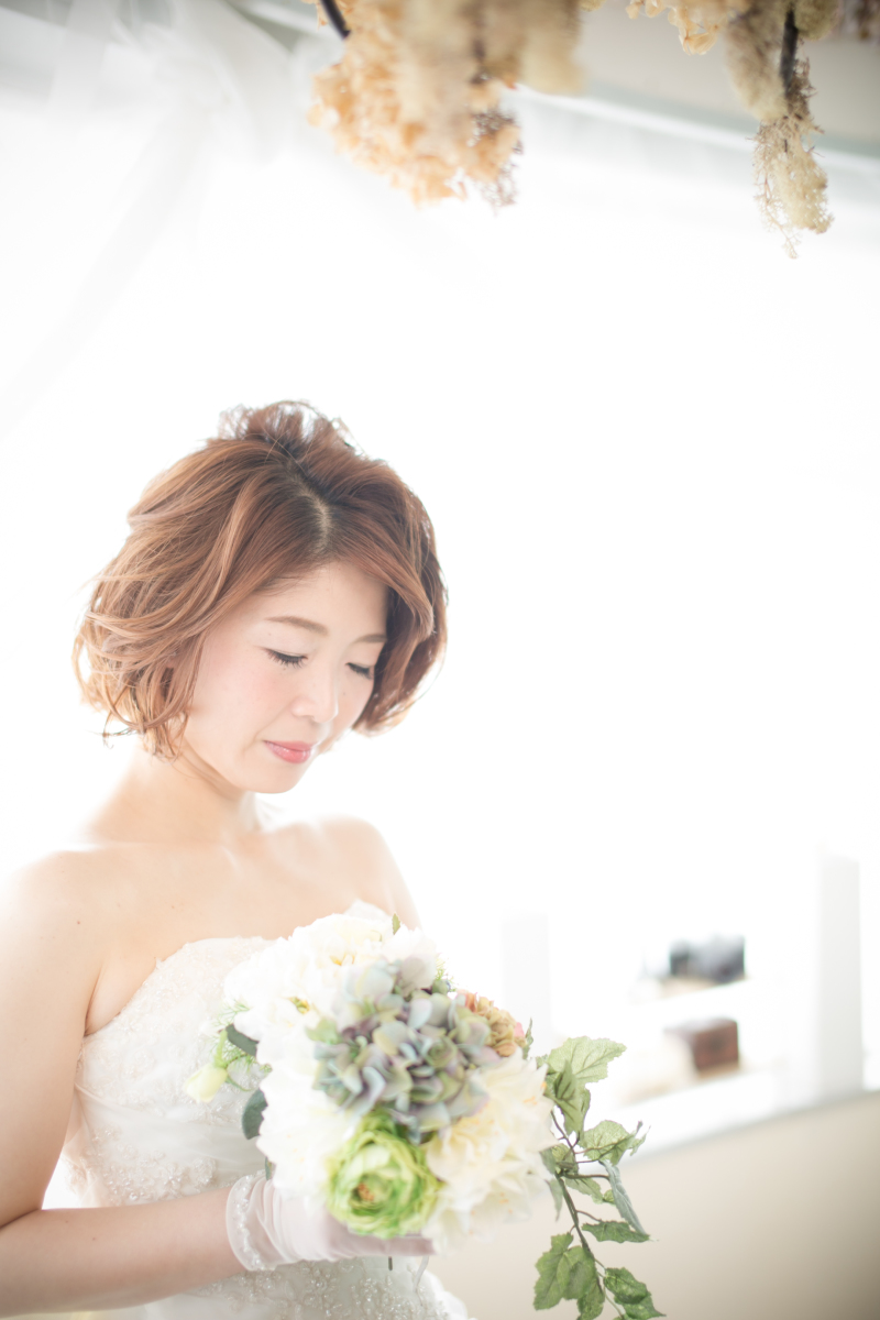 グリーンのブーケ