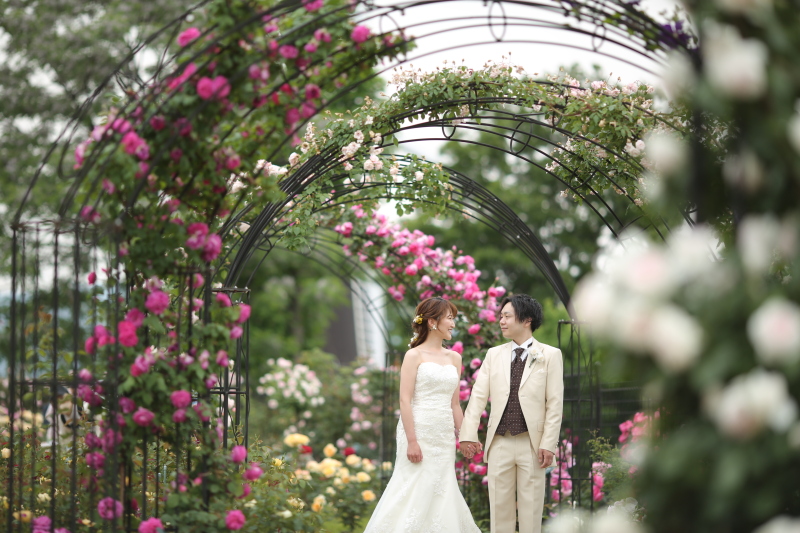 バラ園をお散歩♪