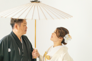 和装と洋装で残すお二人らしさ