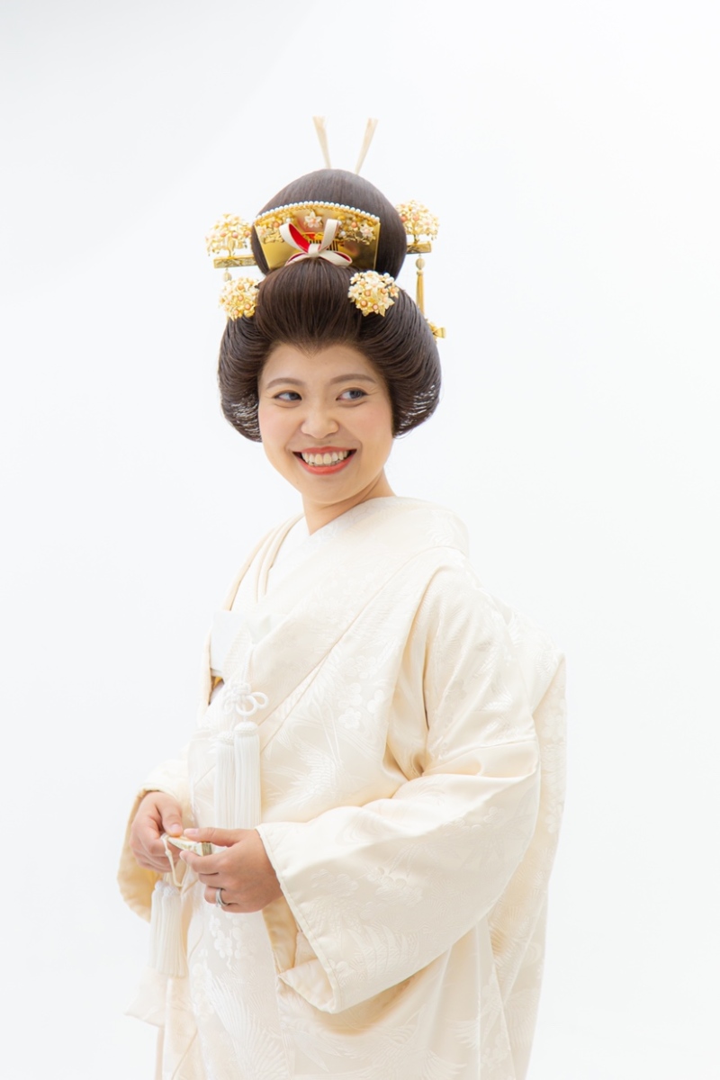 白無垢にはコウガイ