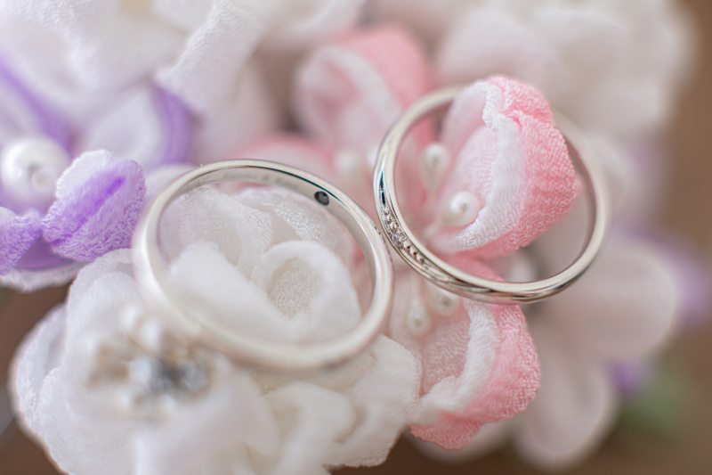 名前入りのリング