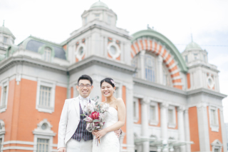 公会堂でのロケーション撮影