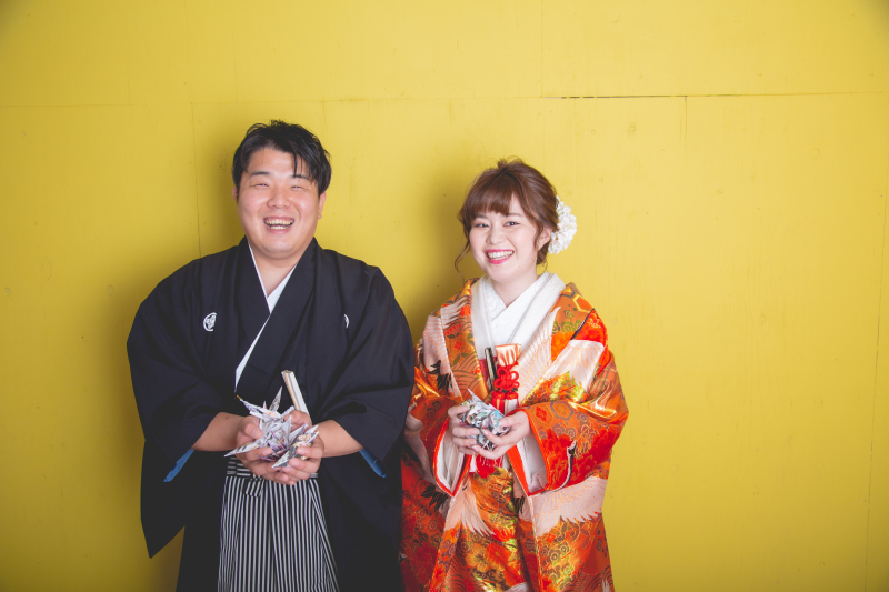 お持ち込みの小物を使って