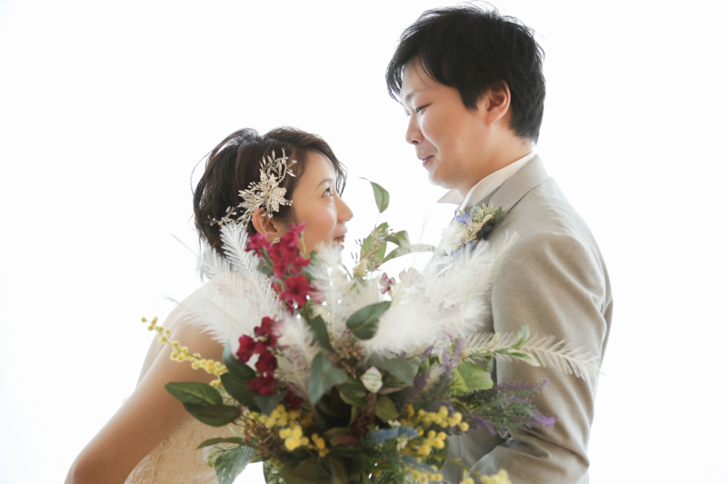 新郎さんの優しい眼差し