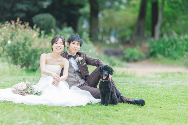 愛犬と靱公園ロケーション