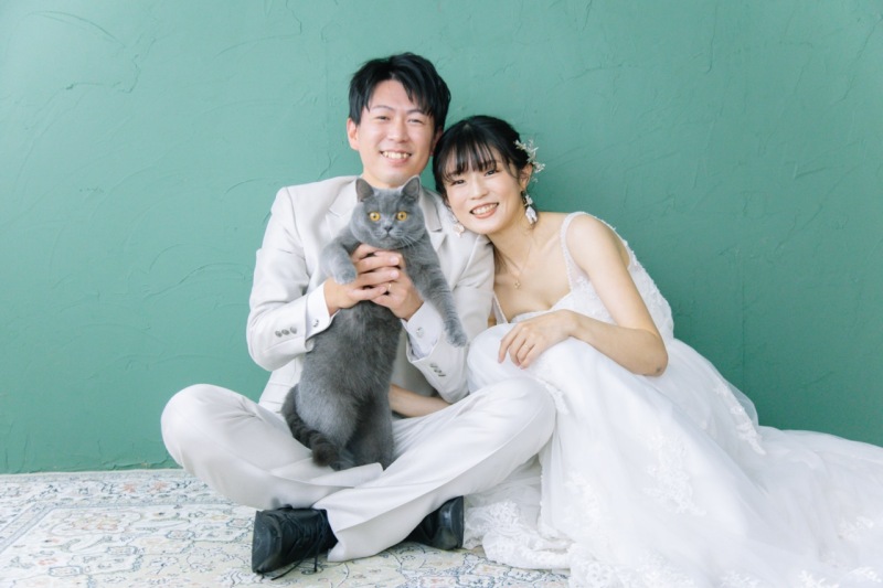 猫ちゃんと3人だけの空間で