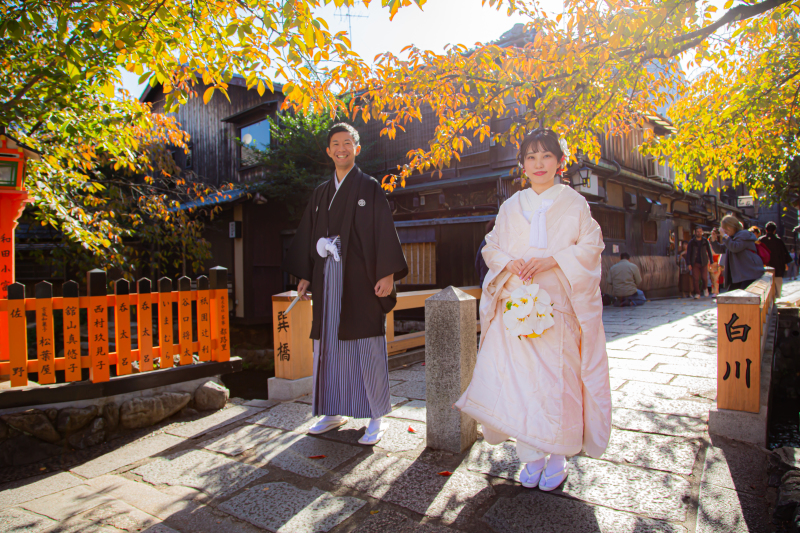 京都の人気の観光地！巽橋でロケーション撮影♪