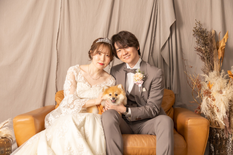 愛犬とフォトウェディング