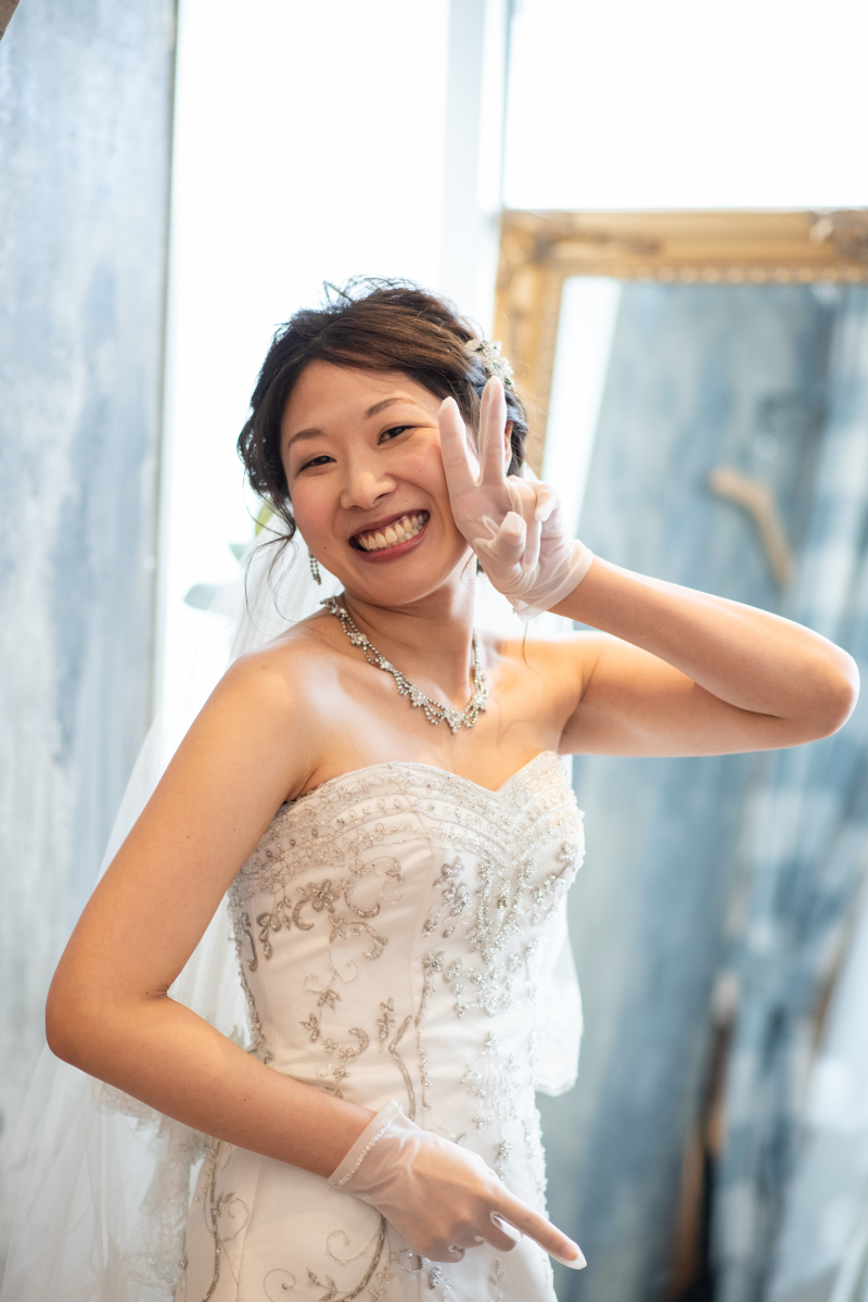 ヘアメイク完成!