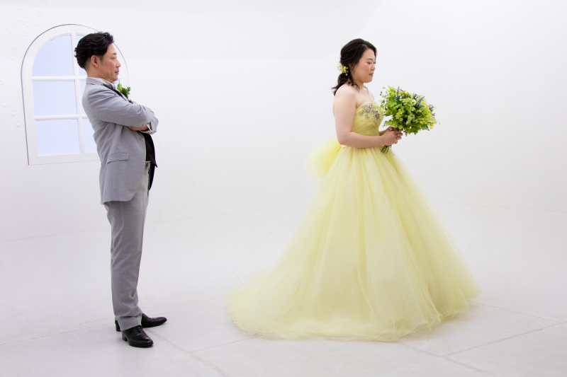 洋装のお衣裳へチェンジ!