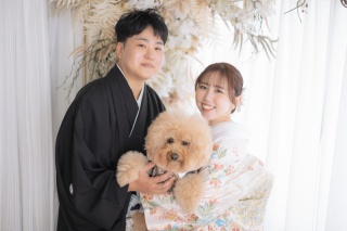 貸切空間でフォトウエディング