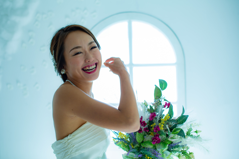 自然に出る笑顔