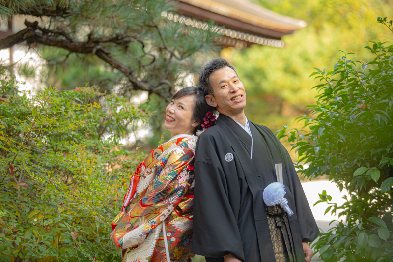 庭園でロケーション撮影♪