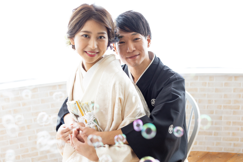 自然光とシャボン玉